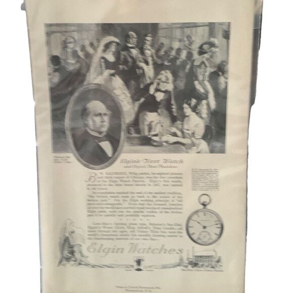 Vintage 1921 Elgin Watches Elgin’s First Watch Ad Advertisement - Picture 1 of 4